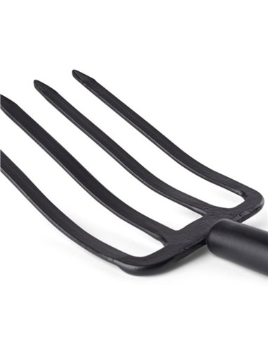 Horca para jardin. mango de madera y acero de...