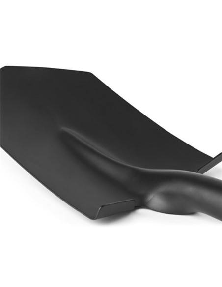 Pala con punta para jardin. mango de madera y acero de carbono 114cm grown