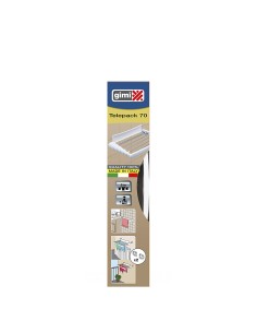 Tendedero telepack 70 pared, tendido 5 m 2