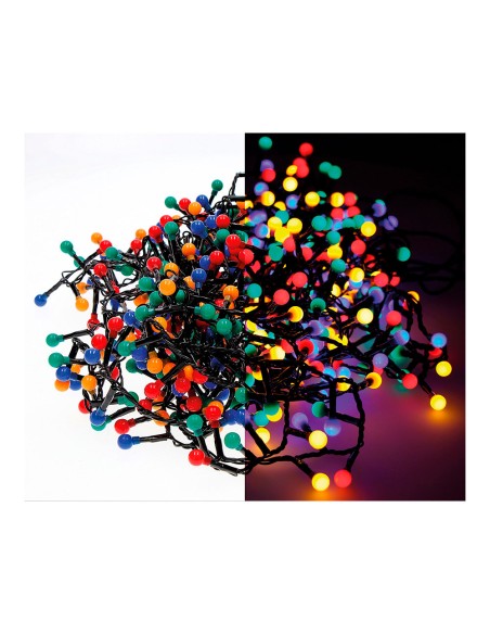 Guirnalda "cherry compact" parpadeante exterior 16m 500 leds multicolor