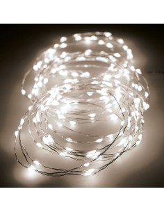 Guirnalda micro led parpadeante 14m 180 leds luz calida