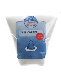 Base decorativa redonda para arbol de navidad efecto nieve ø100cm