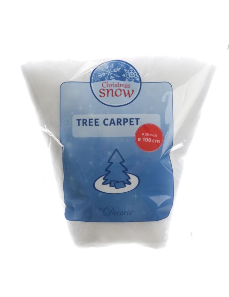 Base decorativa redonda para arbol de navidad efecto nieve ø100cm