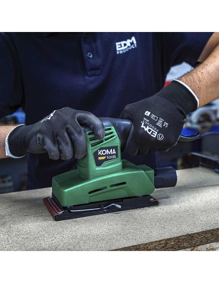 Lijadora orbital electrica 150w 25,2x15,8cm koma tools