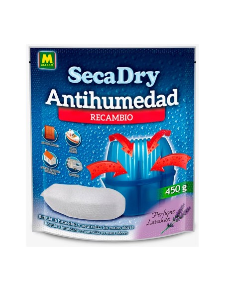 Recambio secadry antihumedad 450 g 230010 masso