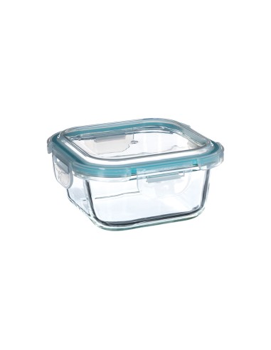 Fiambrera de cristal 530 ml 13,80 x 13,80 x 6,8 cm