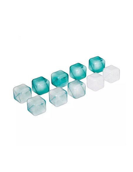 Pack 10 cubitos plastico 2,5x2,5x2,5cm