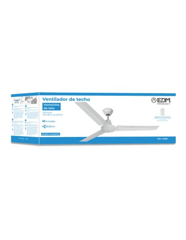 Ventilador de techo modelo mini industrial....
