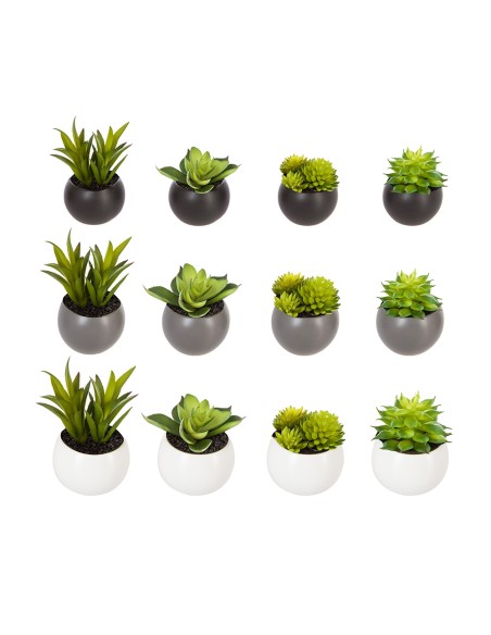 Mini plantas decorativas con iman modelos surtidos 6cm
