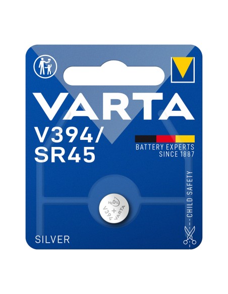 Micro pila de boton silver sr45 - v394 1,55v (blister 1 unid.) ø9,5x3,6mm
