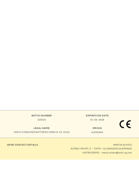 Micro pila de boton silver sr45 - v394 1,55v (blister 1 unid.) ø9,5x3,6mm