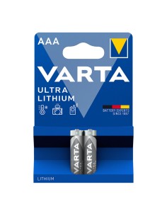 Pila varta ultra lithium aaa - lr03 (blister 2 uds) ø10,5x44,5mm