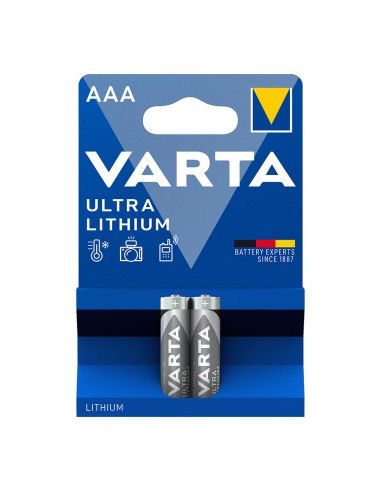 Pila varta ultra lithium aaa - lr03 (blister 2 uds) ø10,5x44,5mm