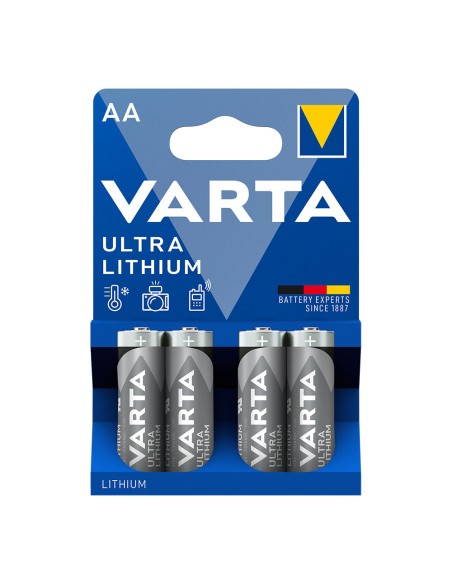 Pila ultra lithium aa - lr06 (blister 4 uds) ø14,5 x 50,5 mm