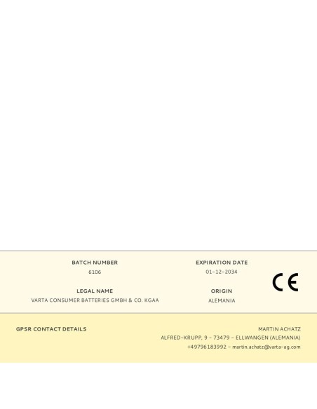 Pila ultra lithium aa - lr06 (blister 4 uds) ø14,5 x 50,5 mm