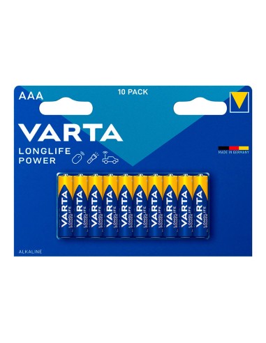 Pila alkalina longlife power aaa - lr03 (blister 10 uds) ø10,5x44,5mm