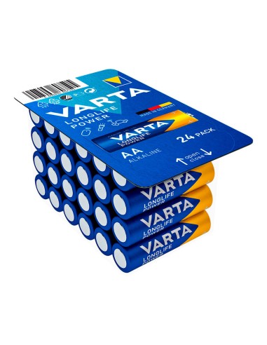 Pila alkalina longlife power aa - lr06 caja 24 uds ø14,5 x 50,5 mm