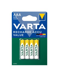 Pila varta recargable accu aaa - hr03 800 ma (blister 4 unid.) ø10,5x44,5mm