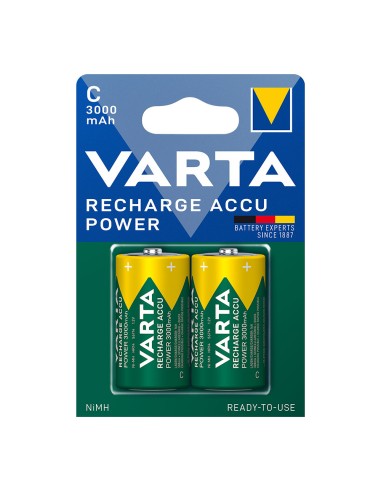 Pila recargable accu power c - hr14 3000 ma (blister 2 uds) ø26,2 x 50 mm