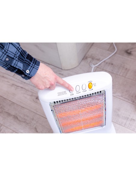 Estufa de cuarzo - modelo economico - anti-vuelco - 400-800-1200w - edm