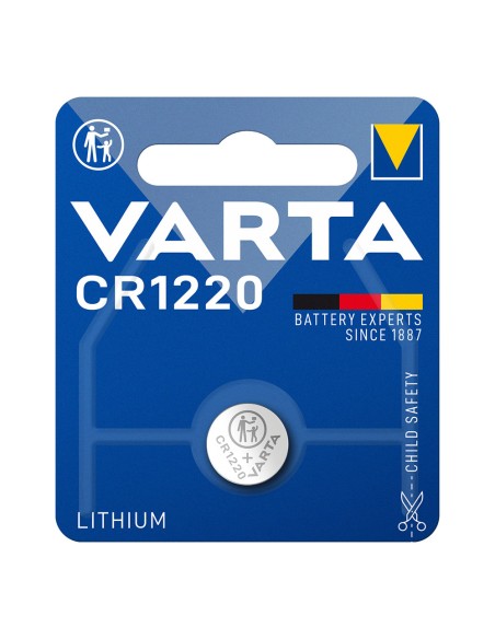 Micro pila de boton lithium cr1220 3v (blister 1 unid.) ø12,5x2,0mm