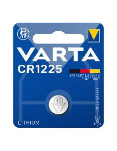 Micro pila de boton lithium cr1225 3v (blister 1 unid.) ø12,5x2,5mm