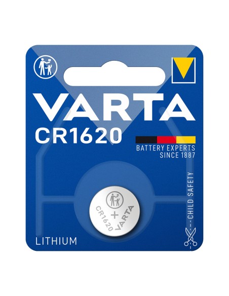Micro pila de boton lithium cr1620 3v (blister 1 unid.) ø16x2,0mm