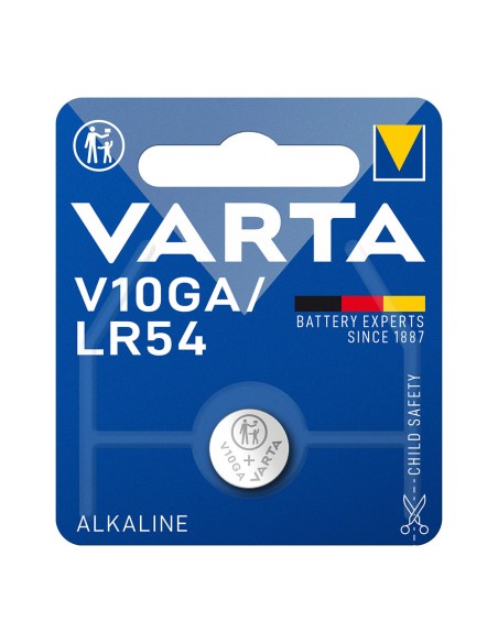 Micro pila de boton alkaline lr54 - v10ga 1,5v (blister 1 unid.) ø11,6x3,0mm
