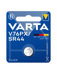 Micro pila de boton silver sr44 - v76px 1,55v (blister 1 unid.) ø11,6x5,4mm