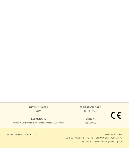 Micro pila de boton silver sr44 - v76px 1,55v (blister 1 unid.) ø11,6x5,4mm