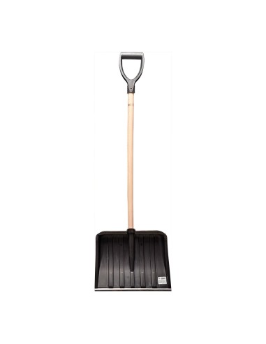 Pala de nieve 40,5 x 32 x 121 cm plastico y madera