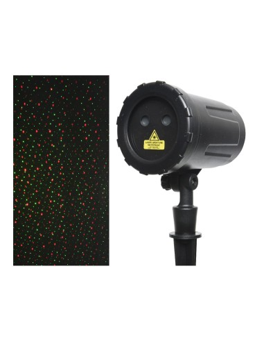 Proyector laser rotatorio 10f con programador 10x13,5x40cm