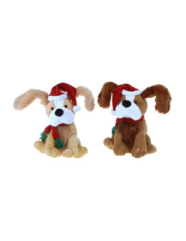 Muñeco perro con movimiento y sonido 18,5x28x25cm modelos surtidos