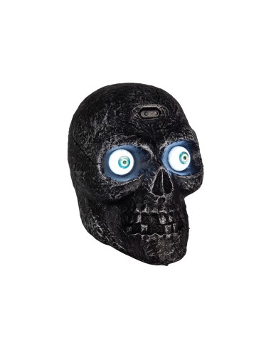 Calavera halloween con luz y sonido a pilas