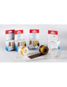 Bajo puerta adhesivo en pvc expandido 38mm x 100cm marron