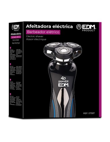 Afeitadora electrica recargable 4d 3 w