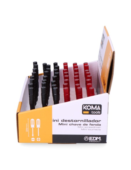 Expositor 48 mini destornilladores 85 mm