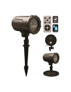 Proyector laser 2 colores efectos varios 11x15,5x18cm