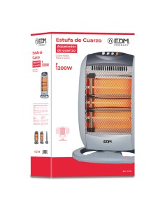 Estufa de cuarzo ,400-800-1200w - edm 2