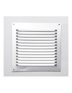 Rejilla s/borde de aluminio 0.6 natural 150x150mm