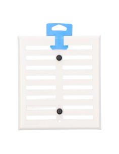 Rejilla regulable. aluminio 0.8 blanco 170x190mm