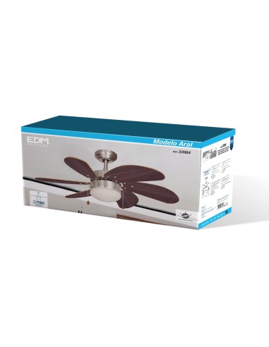 Ventilador de techo modelo aral. color...