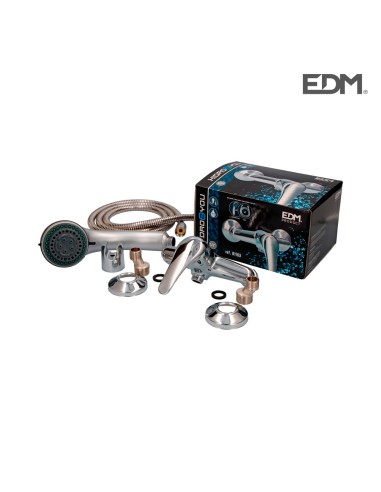 Grifo monomando de ducha empotrado serie saona