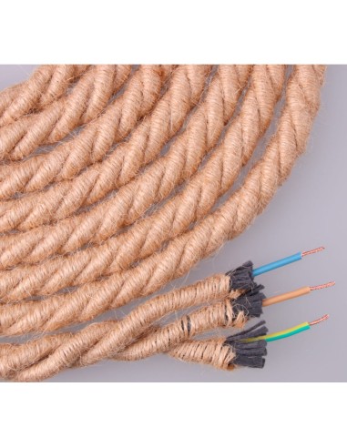 Cable de cuerda de yute trenzado 3 g 0,75mm 20m euro/m