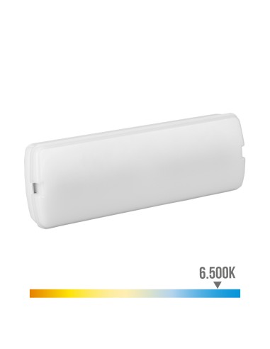 Aplique emergencia led con marco incluido 3,5 w 160 lm 24 x 4 x 8 cm