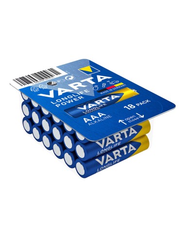 Pila alkalina longlife power aaa - lr03 caja 18 uds ø10,5x44,5mm