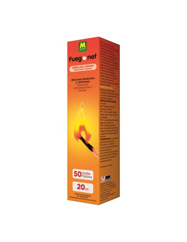 Cerillas largas 20 cm 50 uds