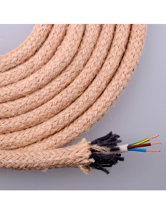 Cable de cuerda de yute redondo 3 g 0,75mm 20m euro/m
