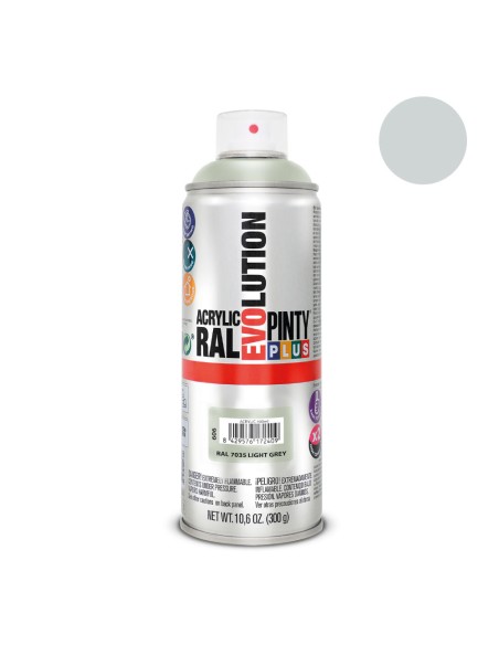 Pintura en spray pintyplus evolution 520 cc ral 7035 gris luminoso