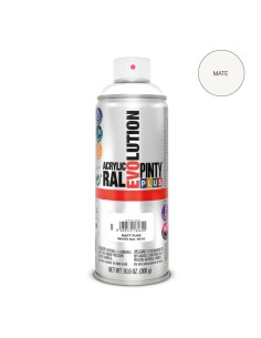 Pintura en spray pintyplus evolution 520 cc ral 9010 blanco puro mate